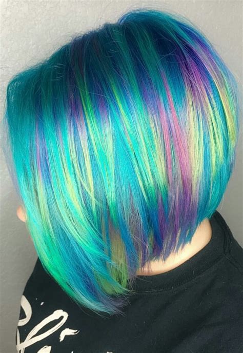 short hair dye ideas|colorful hairstyles for short hair.